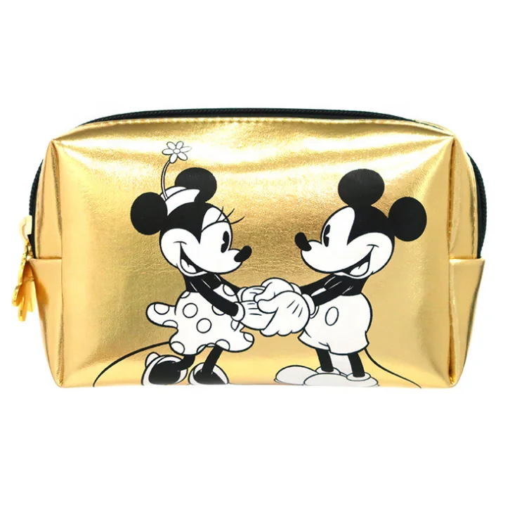 

Mickey Mouse Toiletry Pouch Multifunction Cosmetic Bag Coin Purses Key Storage Bag PU Makeup Pouch