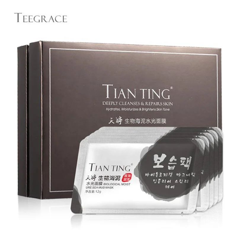 

Tianting Biological Aqua Moisture Deep Sea Mud Mask, Black
