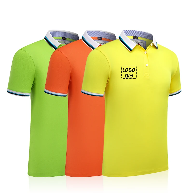 

Good quality wholesale stand collar blank polo custom Fashion sports Short Sleeve polo