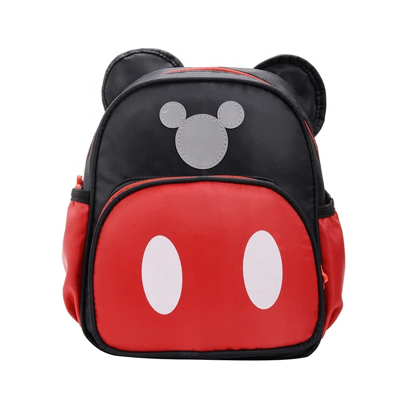 

Lovely Mini Miqi Bags Bow Cute Cartoon Minnie Mickey Nylon designer backpack, 2 color