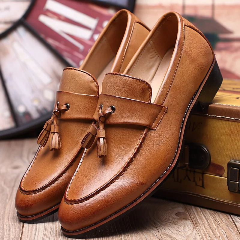 

Men Shoes Genuine Leather Men Dress Shoes Luxury Men's Business Casual Classic