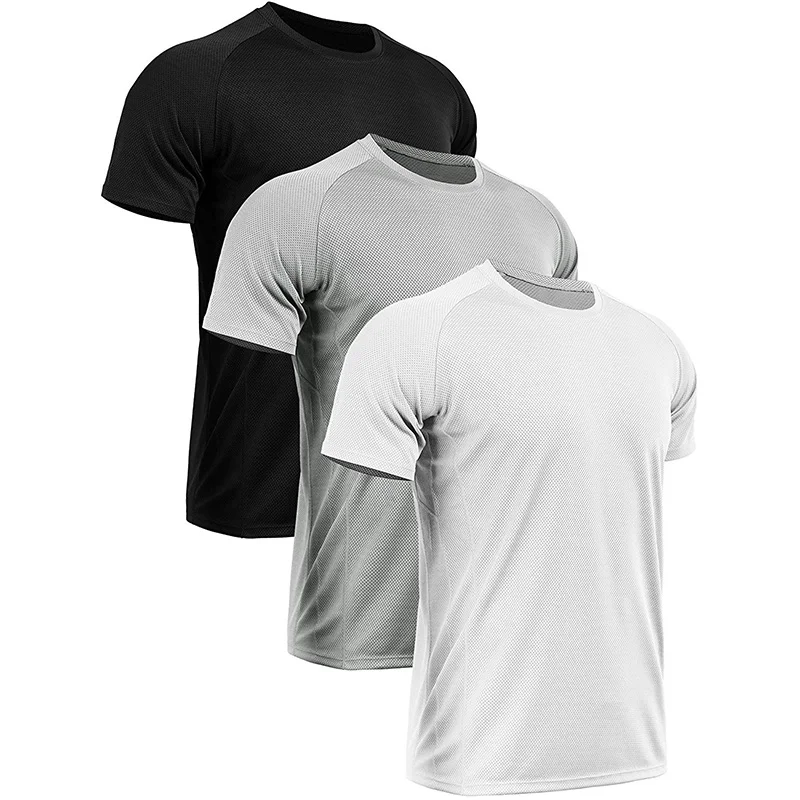 

100% Polyester Moisture Wicking Tshirt Customize Blank Polyester Tshirt Custom Logo Polyester Fabric, Customizable