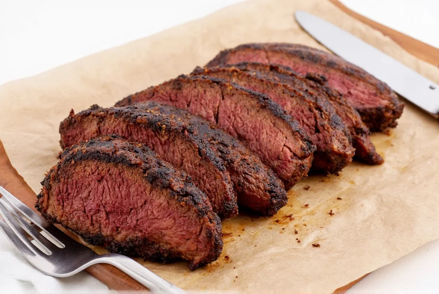 Brisket on grill