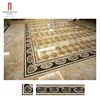 handmade marble flooring border designs with marble waterjet