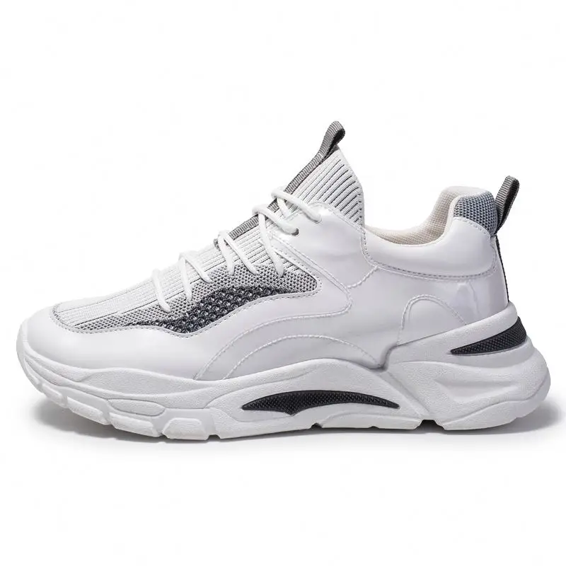 

New design breathable mesh light fashion sneakers men's sports shoes, Optional