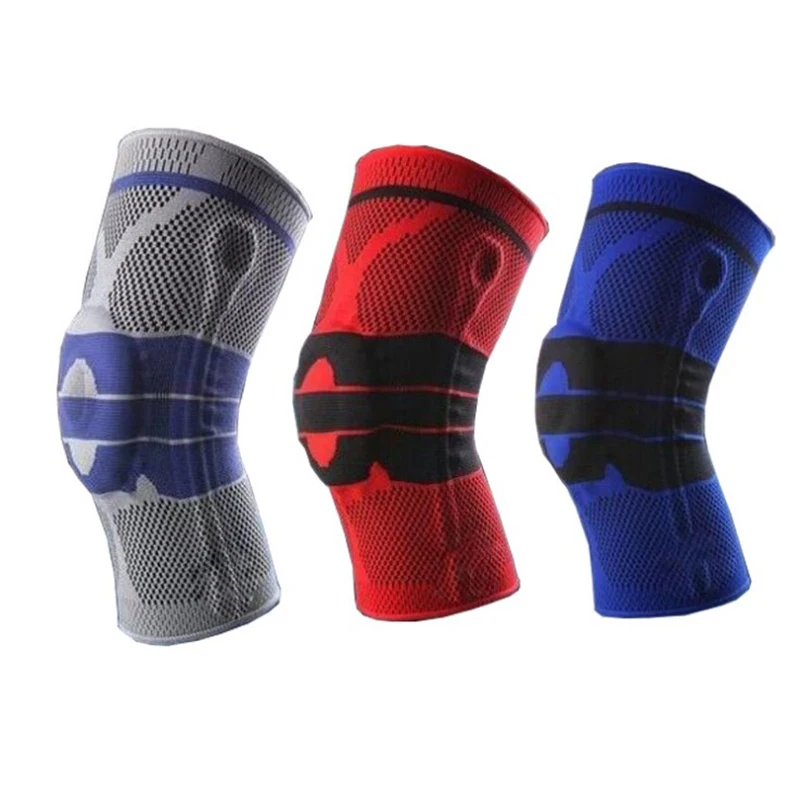 

2019Thickening anti-collision knee support brace thermal protector pad knee sleeve, Gray;black;red;blue
