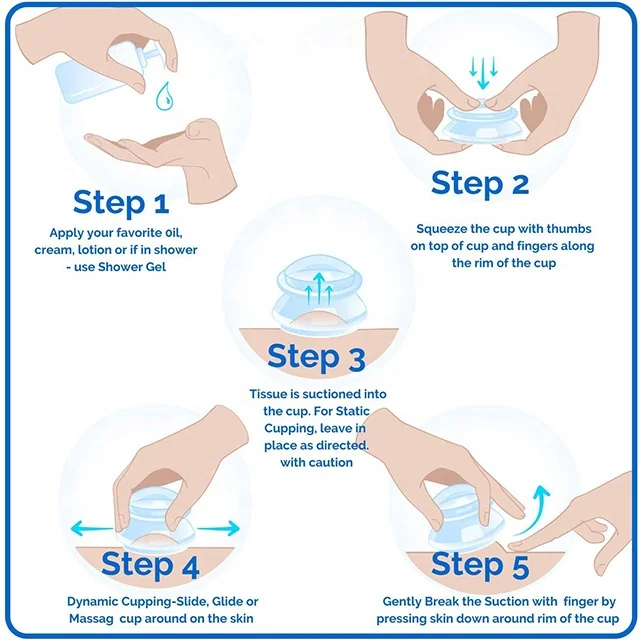 
2020 Hot selling traditional Chinese medicine Cupping set/cupping hijama cups 