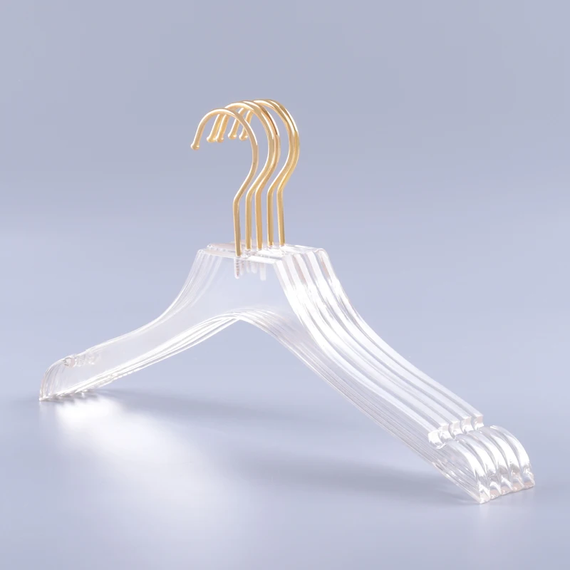 

Hot sale children clear Acrylic clothes Hanger that can print logo, Transparent