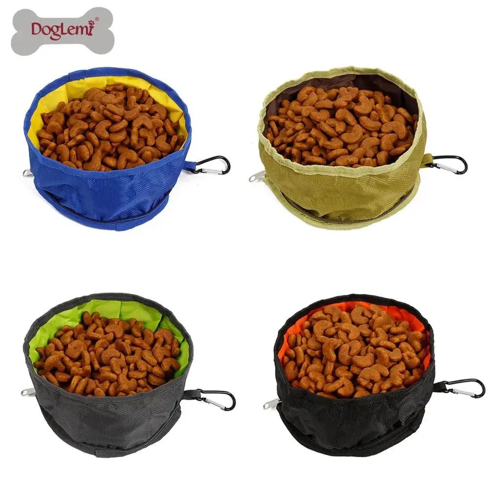 

Portable Foldable Waterproof Pet Bowl Dog Bowl Travel Dog Feeding Bowl