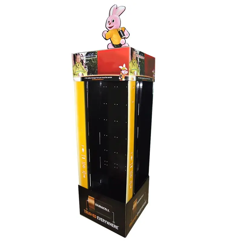 Wholesale customized corrugated board display stand cup display stand cosmetics floor display stand 17