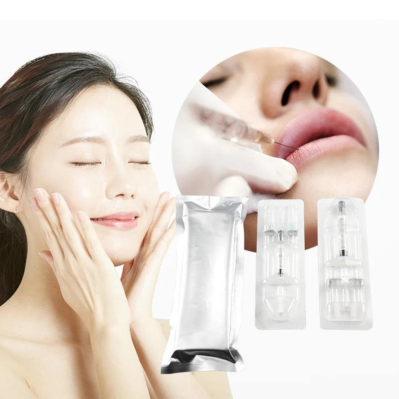 

Wholesale 1ml 2ml 5ml 10ml 20ml CE dermal lip filler hyaluronic acid injection, Transparent