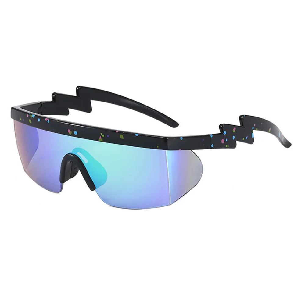 

Sparloo 7009 ZigZag Arms Half Rimelss Promotion Non Polarized Sports Sunglasses Hot Sale Men