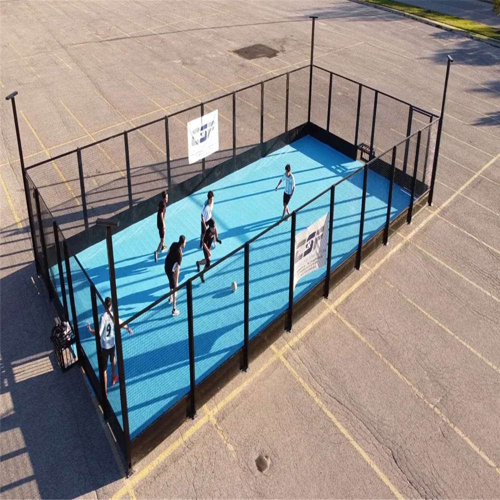 

8x16x2.5m street football cage, Dark green
