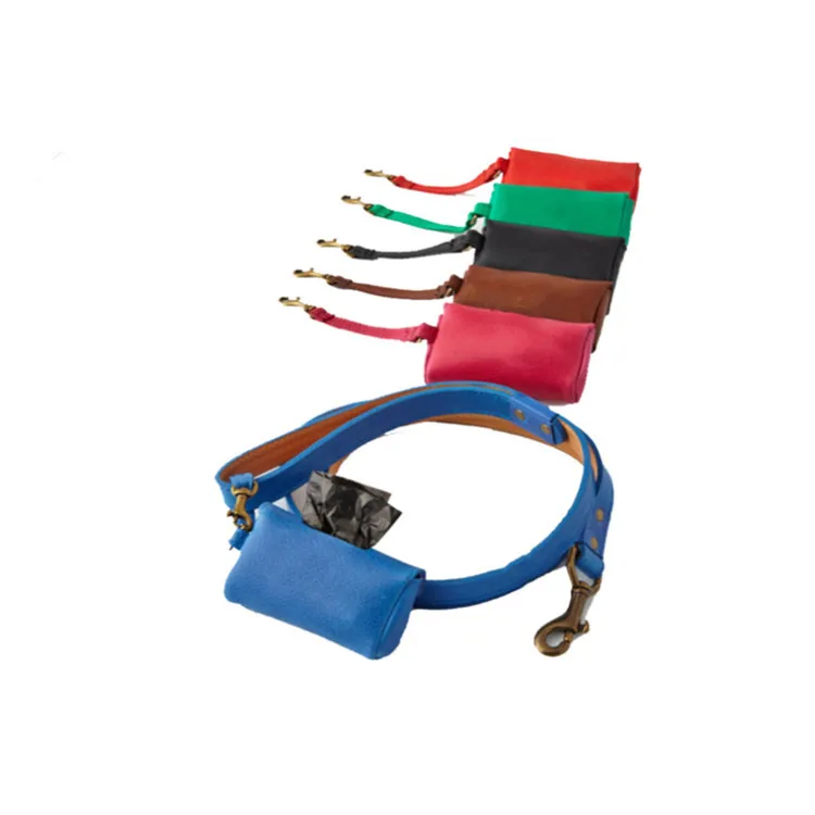 Custom Leather Poop Bag Holder With One Free Roll Of Poop Bag Dog Poop