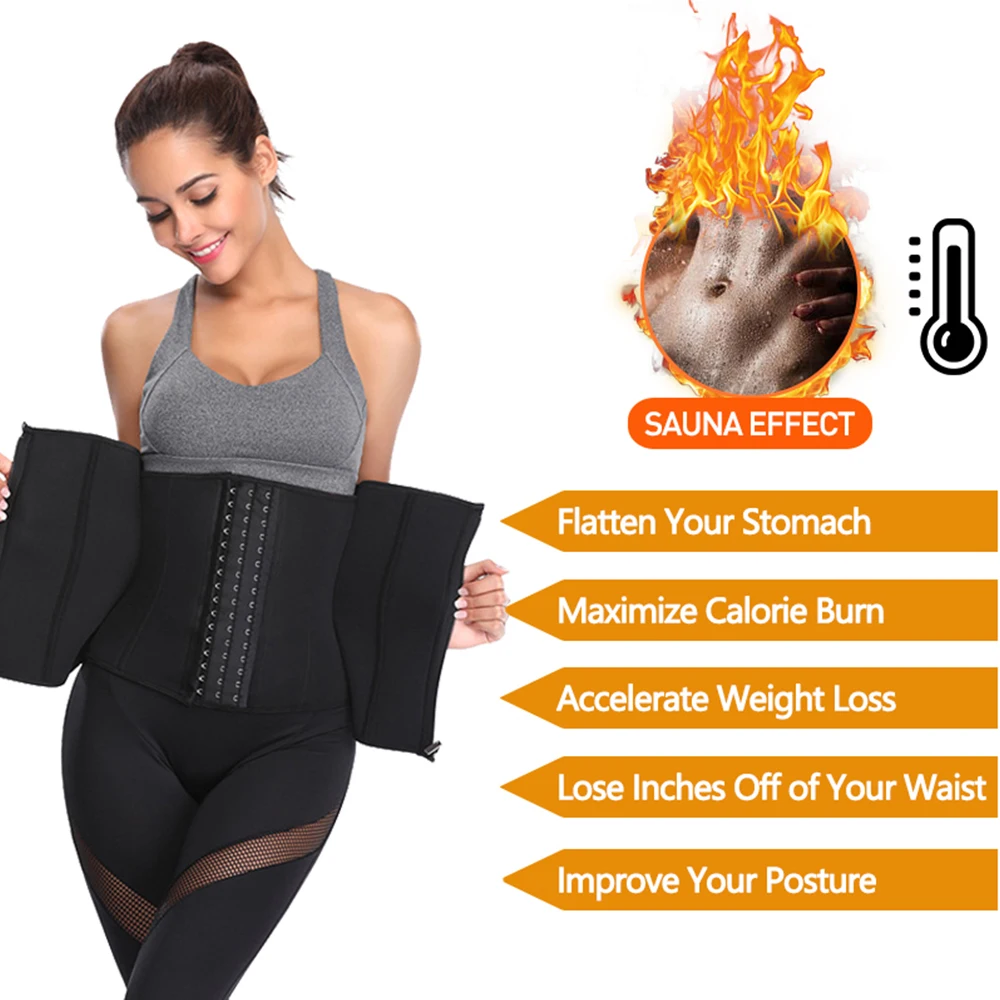 

Women'S Shapers Waist Tummy Control Sport Workout Body Shaper Waist Trainer Slimming Waist Corset Weight Loss Women