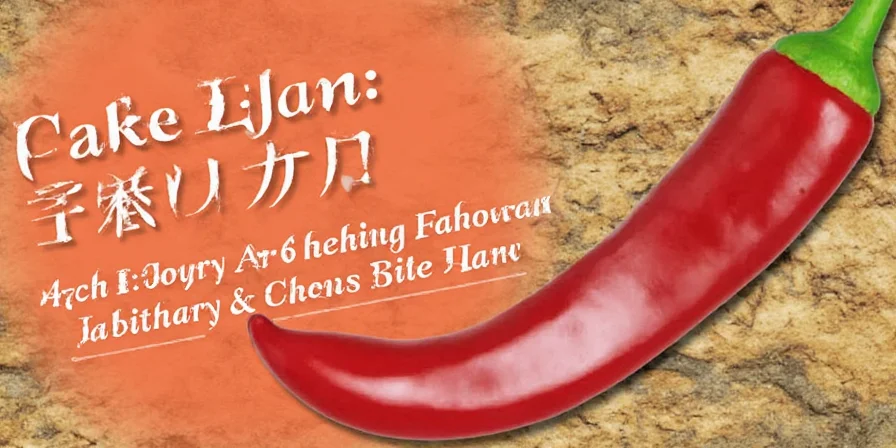 Chef toasting chili peppers in a wok