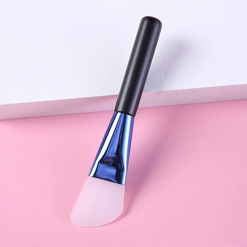 

Mini Facial Mask Brush Silicone Brushes Short Handle Private, As show