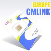 

CMLINK Europe Sim Card Prepaid Roaming Travel Sim Card 10/15 Days 4G Data No Activation