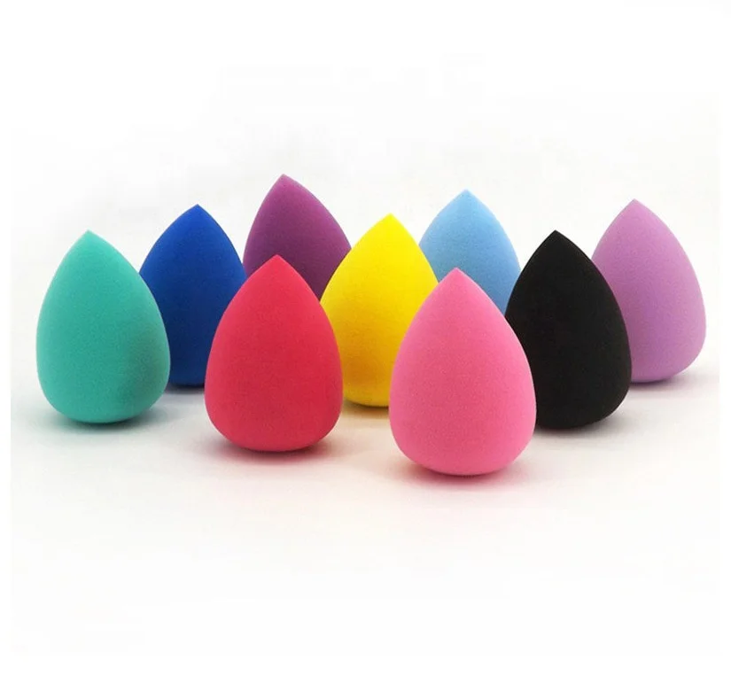 

Wholesale makeup sponge triangle Latex-Free Facial sponge makeup Super Soft private label makeup sponge, Multiple colors