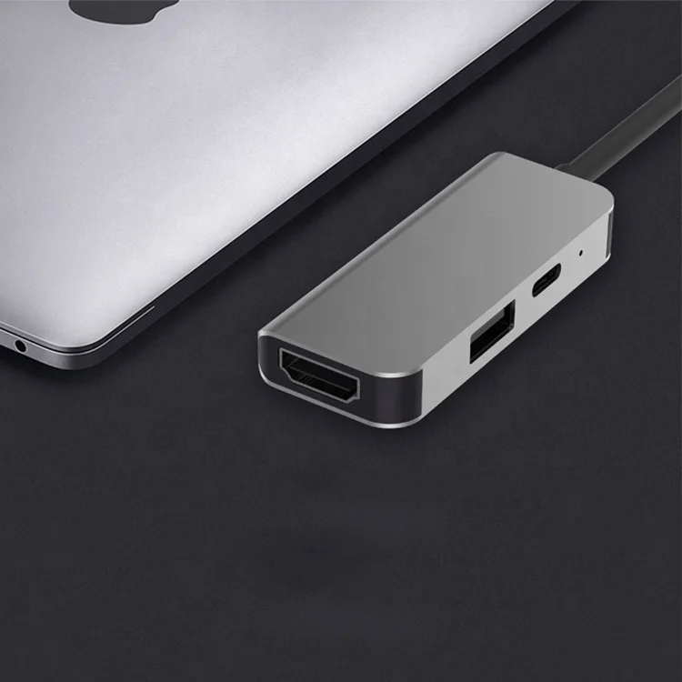 

Small Converter HDTV + USB 3.0 + PD Type C 3port Cable Android High Speed 3 port USB Hub 3.0