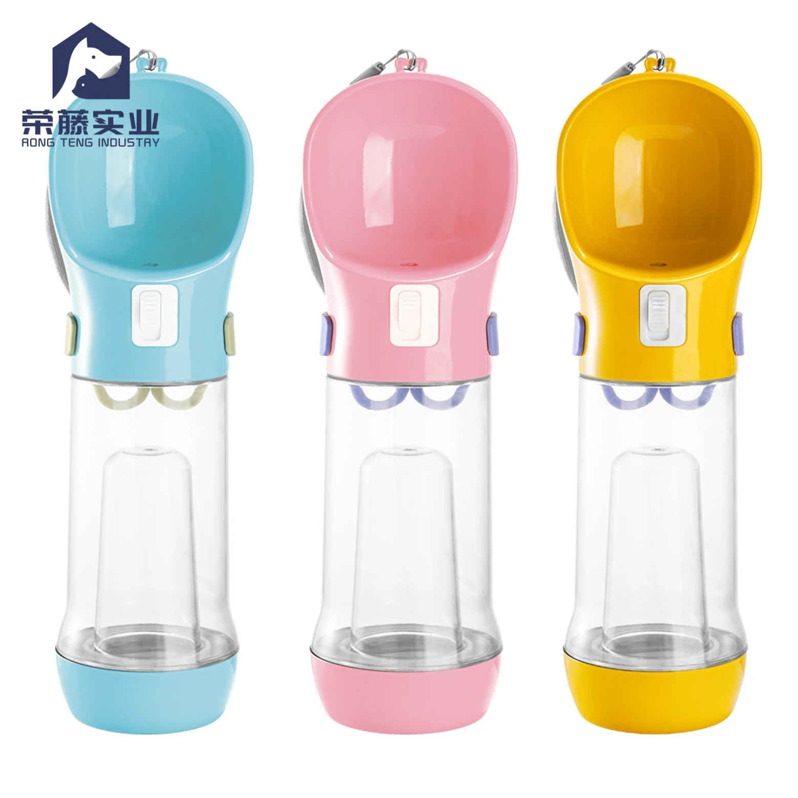 

Durable Hot Sale Travel Drink Feeder Portable Food Pet Water Bottle
