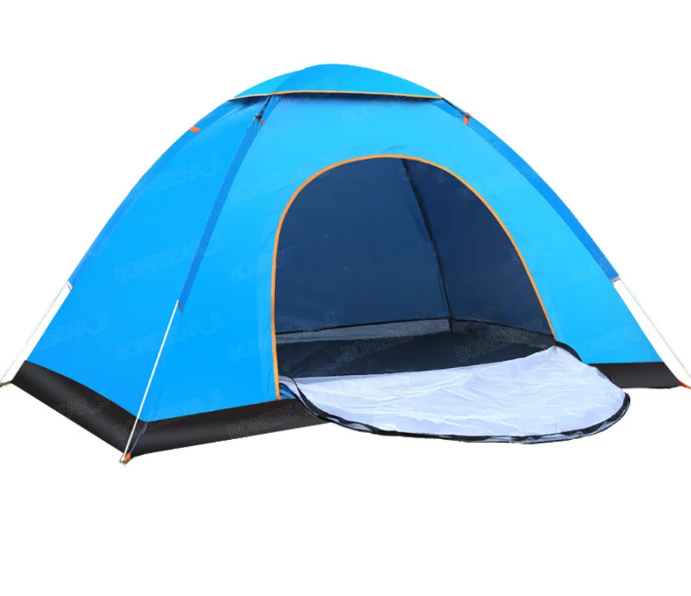 

New Product 1-4 Person Tents for Camping Instant Backpacking Quick Tent Easy Set Up, Blue , green , light green , orange green