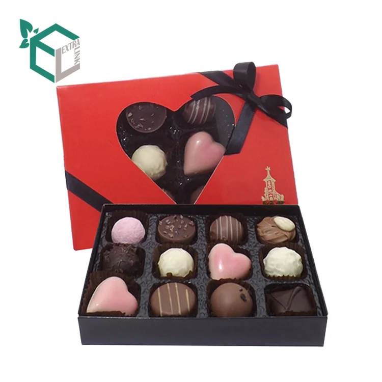Luxury Custom Rectangle Empty Paper Packaging Gift Truffle Chocolate
