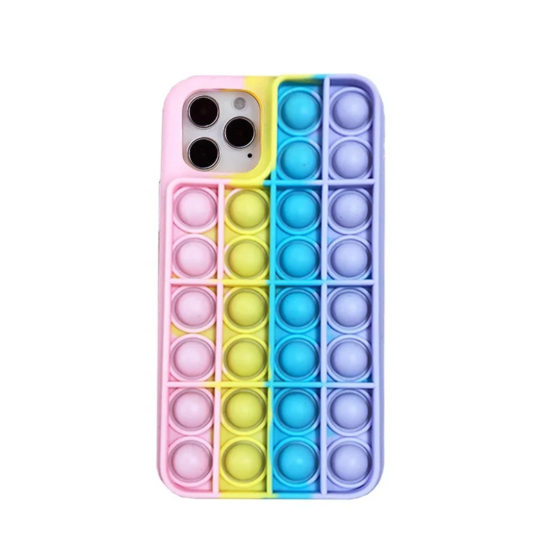 

Amazon best sellers 2020/2021 Silicone bubble stress reliver toys fidget phone case