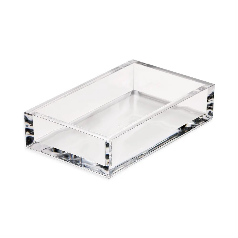 Square Napkin Tissue Holder Acrylic Tissue Box Clear Buy Acrylic