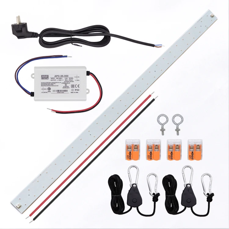 30W emerson effect led strip light bloom booster boards IR+660nm led solar powered grow lights