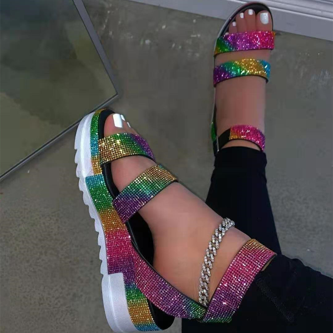 

Hot Designer Slides Shoes Ladies Lace Up Sandals Women Flat Female Slippers