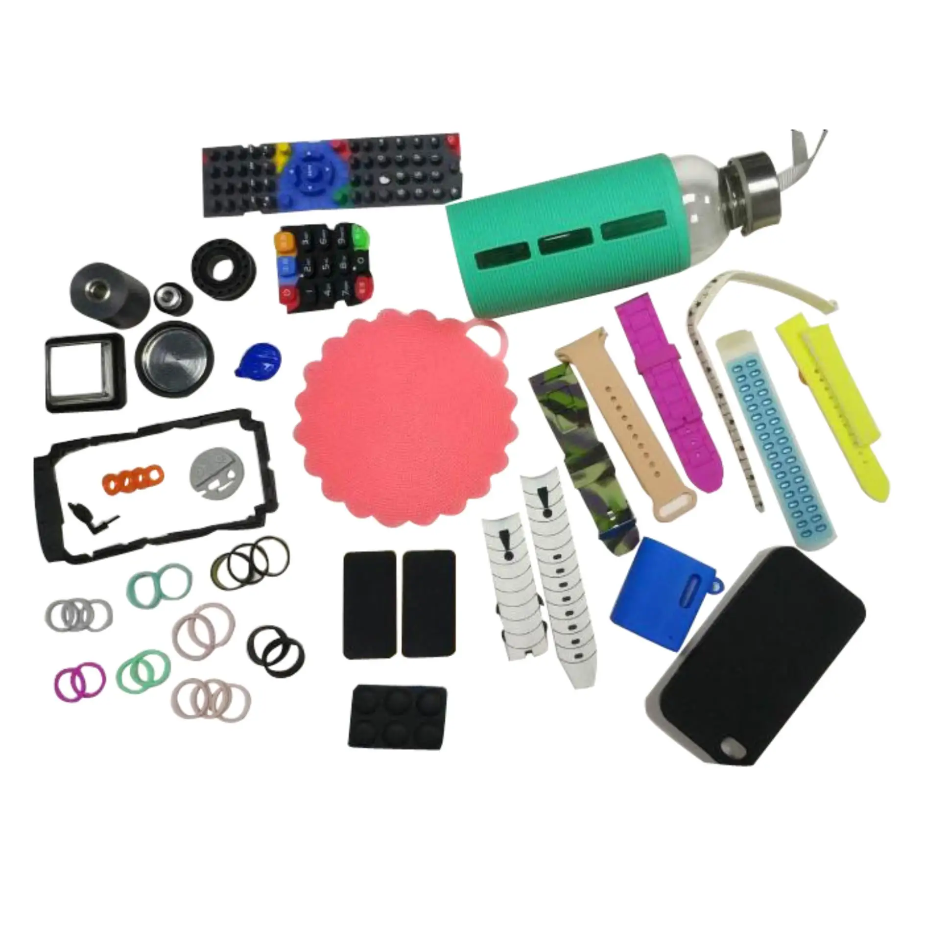 
Professional ODM/ OEM Factory Made Custom Silicone Rubber Products Molded Silicone Rubber parts 