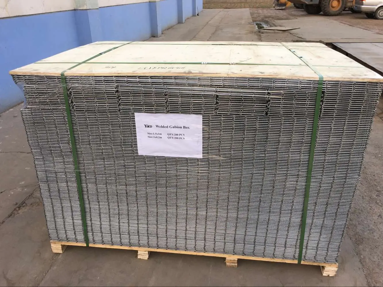 4mm Wire 2x2 Galfan Welded Gabion Stone Cages Fence Basket France ...