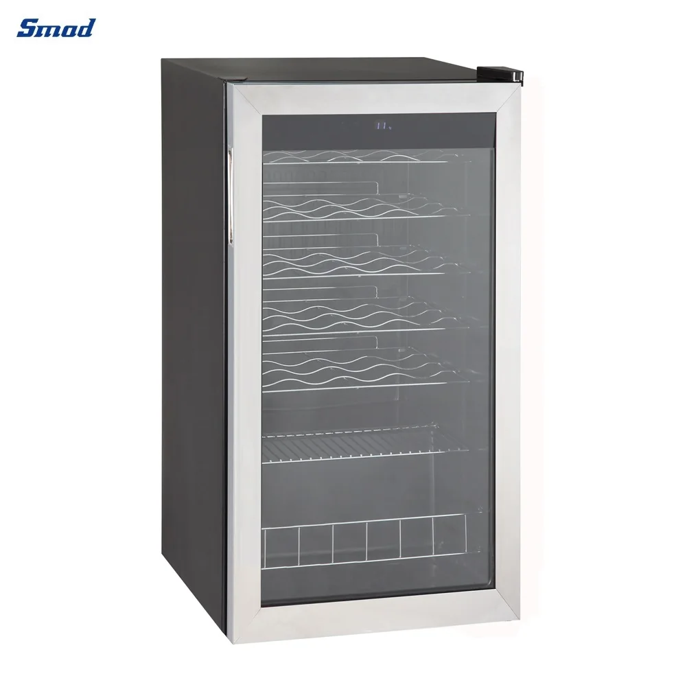 24 Bottles Wine Refrigerator,Fridge For Red Wine,Dual Zone Wine Coolers