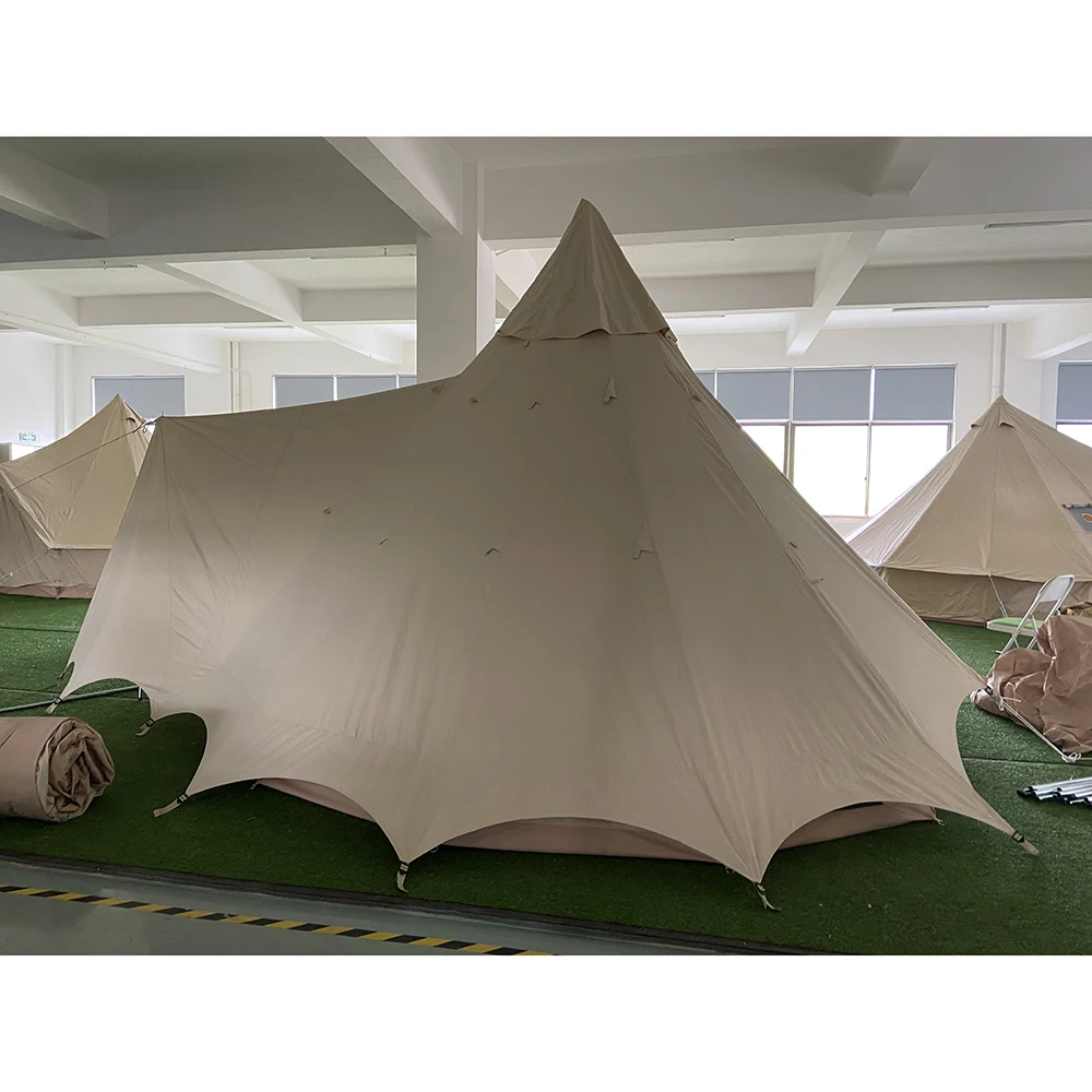 豪華戶外棉帆布事件 bell tent 帳篷帳篷宿營傳單