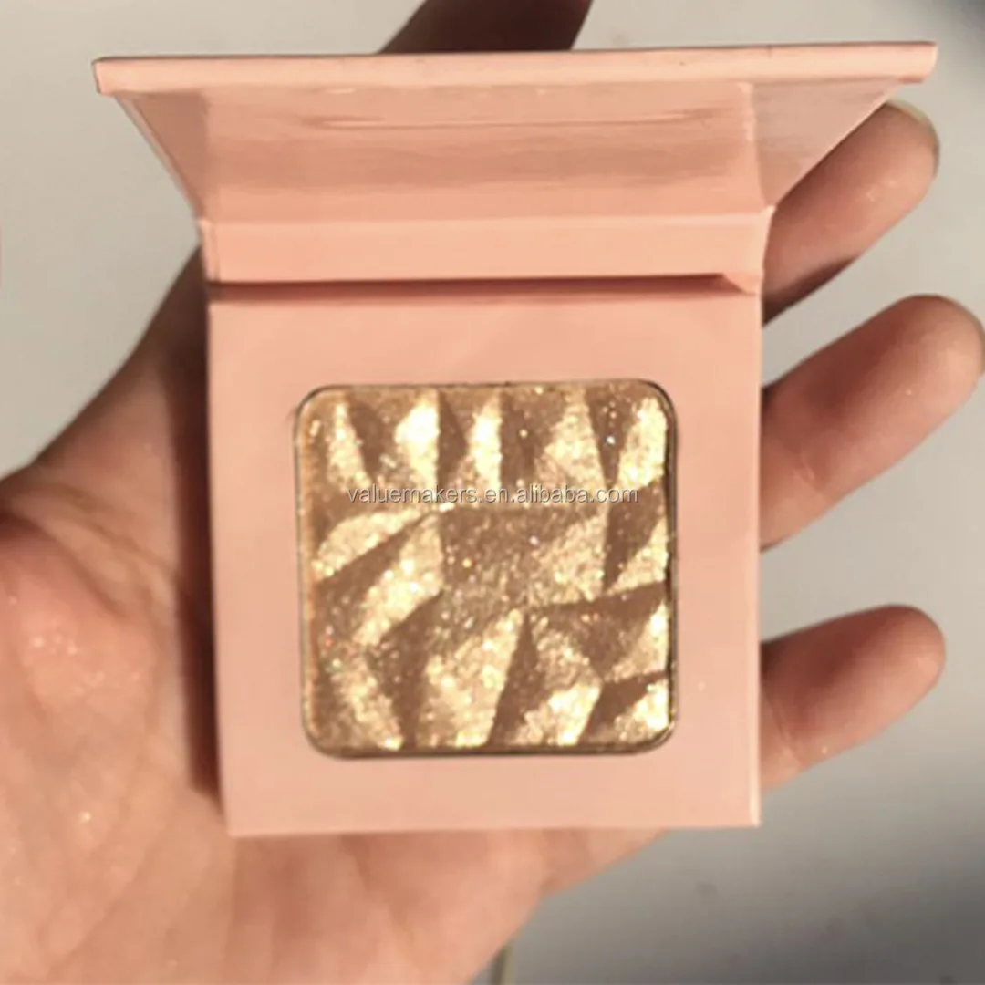 

No Logo Cosmetics Single Pink Color Loose Powder Highlighter Makeup, 8 color