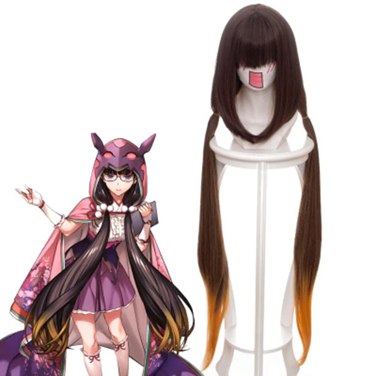 

Funtoninght high temperature fiber Fate/Grand Order cosplay wigs Osakabehime cosplay wigs for Halloween parties, Pic showed