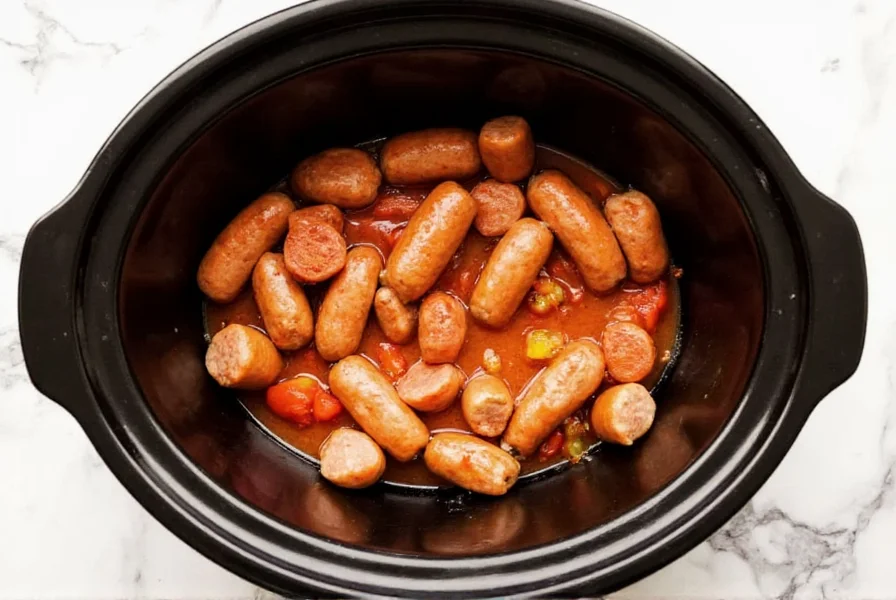 Perfect Sausage and Pepper Crock Pot Recipe: Easy 6-8 Hour Meal