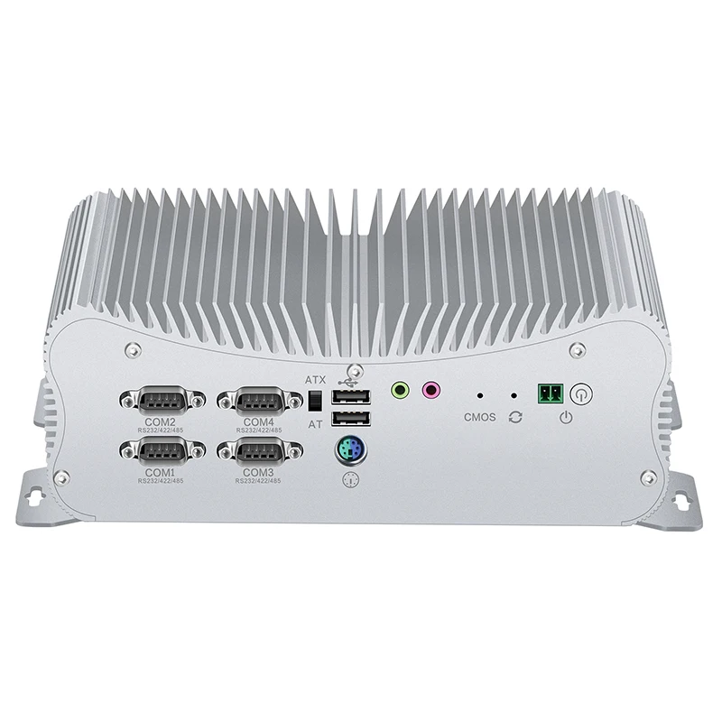 

Industrial Mini Computer I7 10510U Dual LAN 6 RS232/422/485 4K GPIO PS/2 VGA HD Fanless Desktop PC