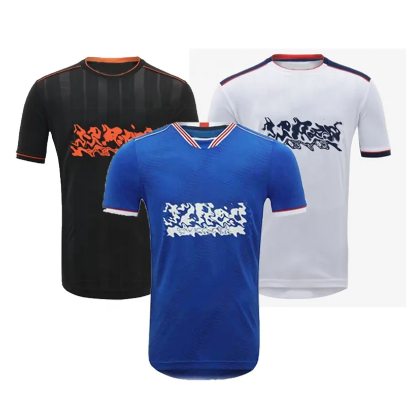 

Dropship New 2020 2021 Men Scotland League The Gers Ranger Football Club Shirt Soccer Wear Jersey Thai Quality Camisa De Times