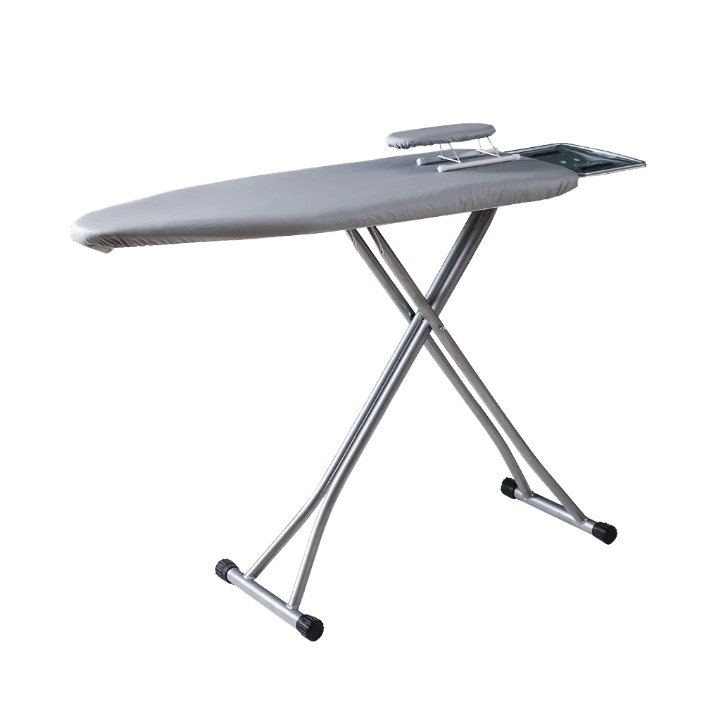 

Adjustable Hotel Ironing Board Foldable Heat Resistant Iron Board with replaceable Cover and Steel Leg Size