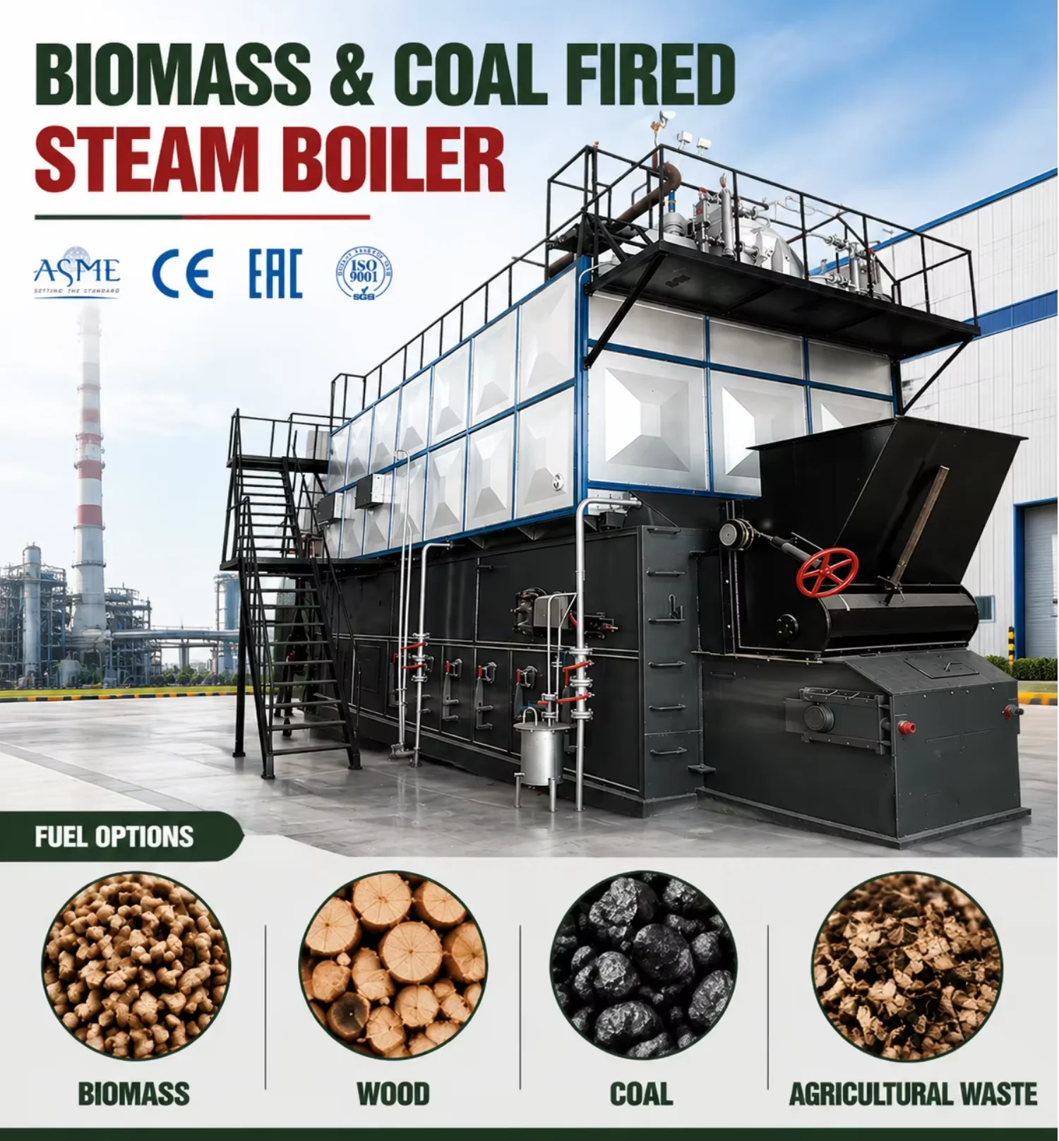 Grate Coal Fired Boiler, 4Ton/H, PLC - detail 4