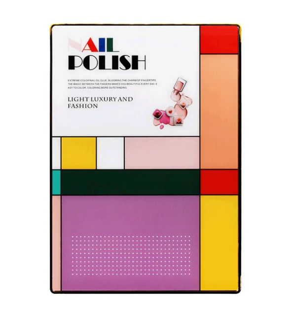 

Nail Display Nail Art Acrylic Book 300 Color Gel Polish Display Chart