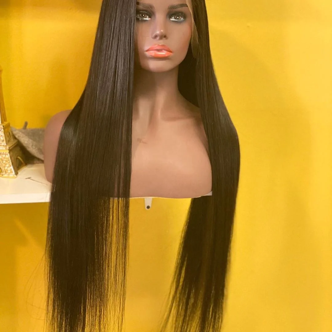 

High Quality Virgin Brazilian Human Hair Cuticle Aligned Human Hair Extensions, Natural black,can be dyed any color