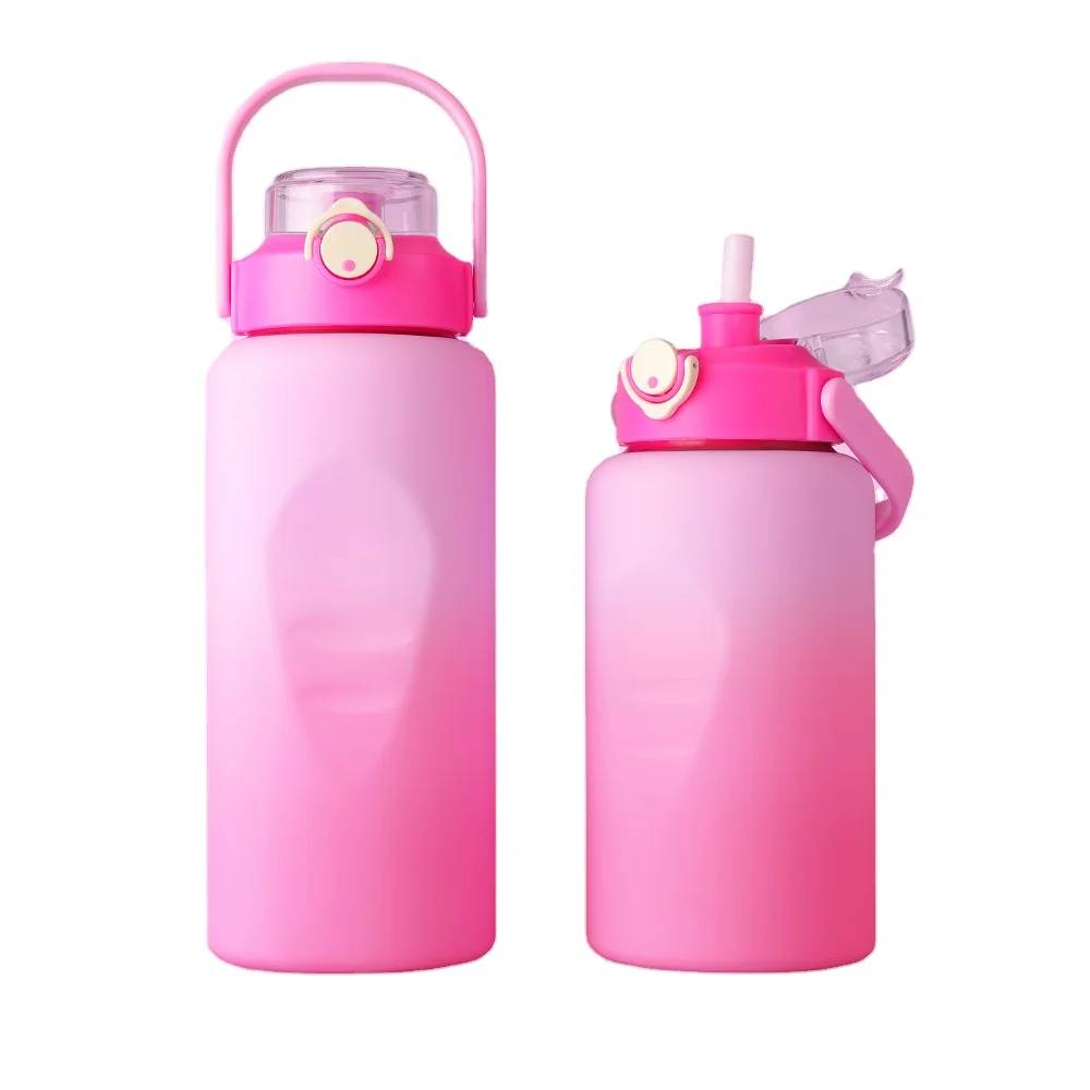 

64oz stainless steel big capacity water bottle custom color portable custom logo deluxe water bottle, Customized color