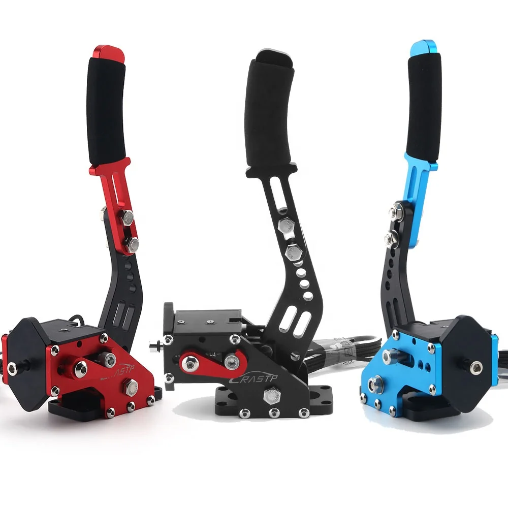 

Hand brake For Logitech g29/g27/g25/T300/T500 PC Racing Game 64bit Hall Sensor USB SIM Handbrake, Red,blue,black
