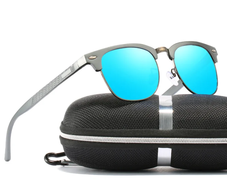 

2021 new men's polarized sunglasses aluminum magnesium series driving glasses sunglasses