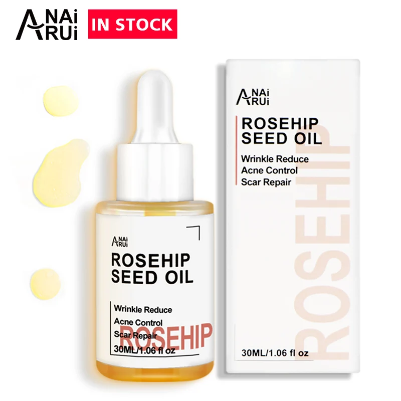 

100% Natural Rosehip Oil for Face Skin Care Anti Stretch Marks Anti-Aging Rose Hip Seed Oil Essential Oil