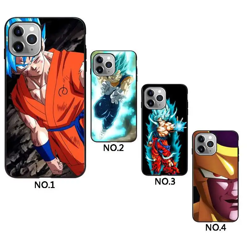 

Cartoon dragon ball super tpu phone covers 2021 for iphone 12, Black