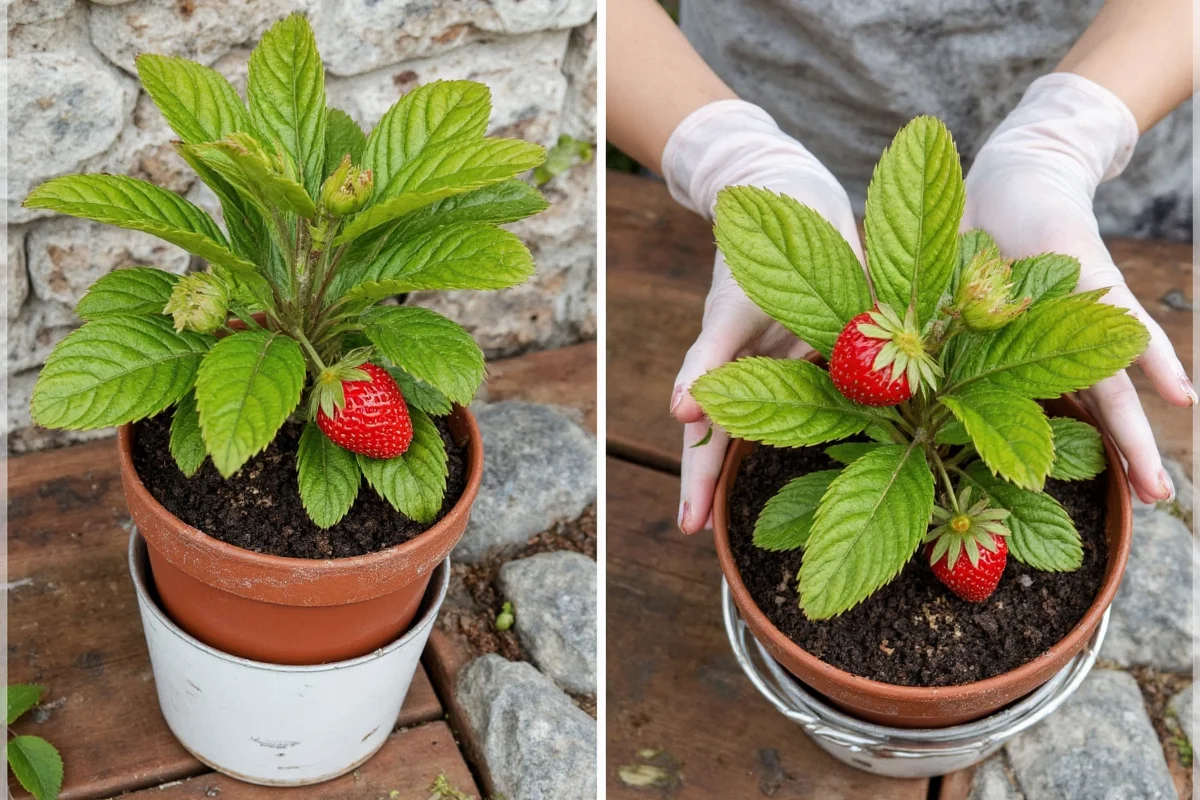 how to start a strawberry plant